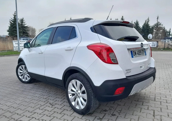 Opel Mokka cena 38500 przebieg: 152148, rok produkcji 2015 z Andrychów małe 137